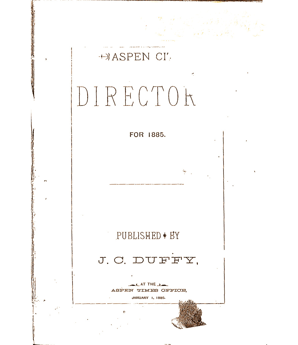 1885 Directory