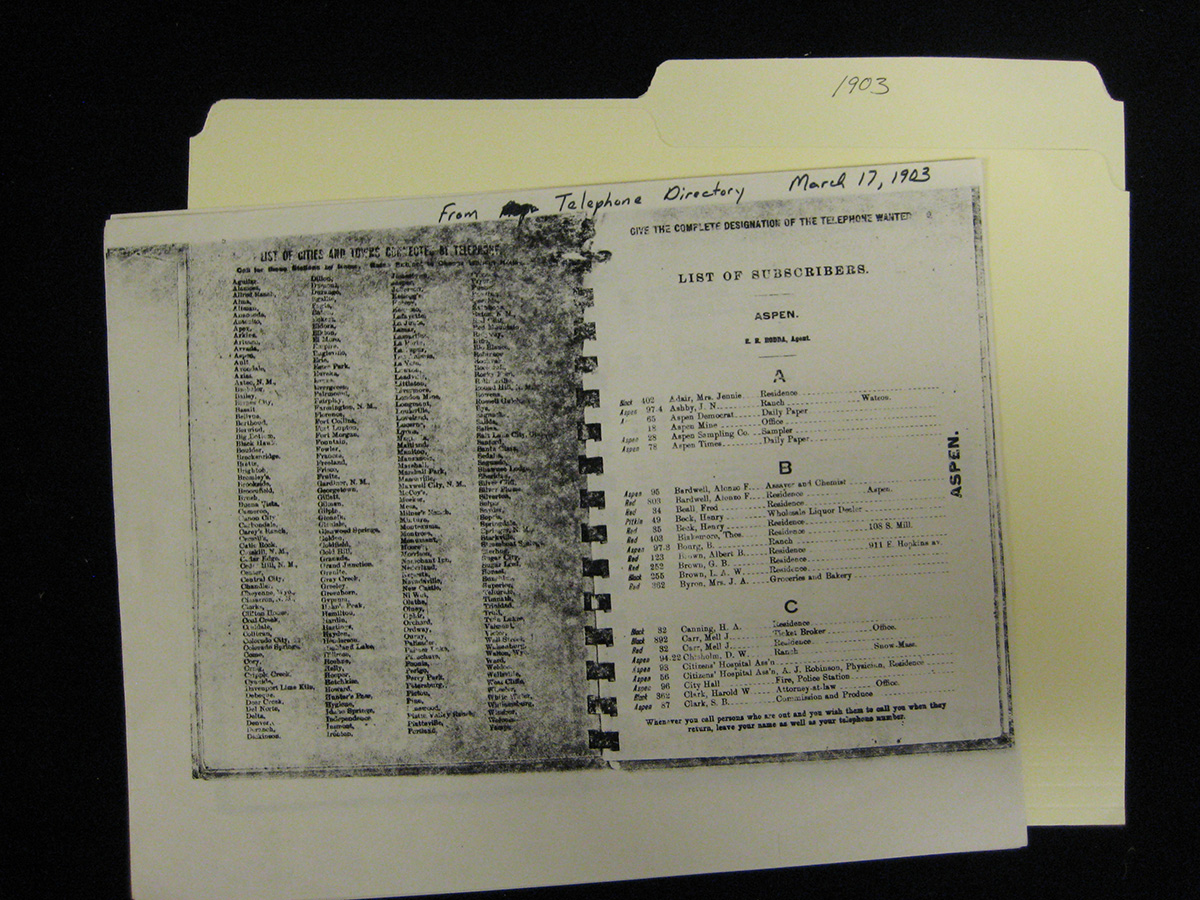 1903 Directory (March)