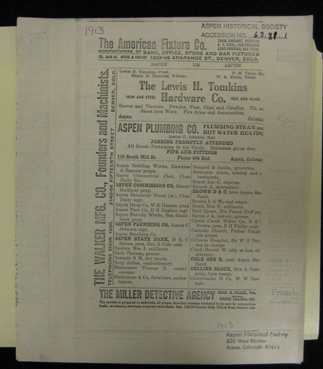 1913 Directory