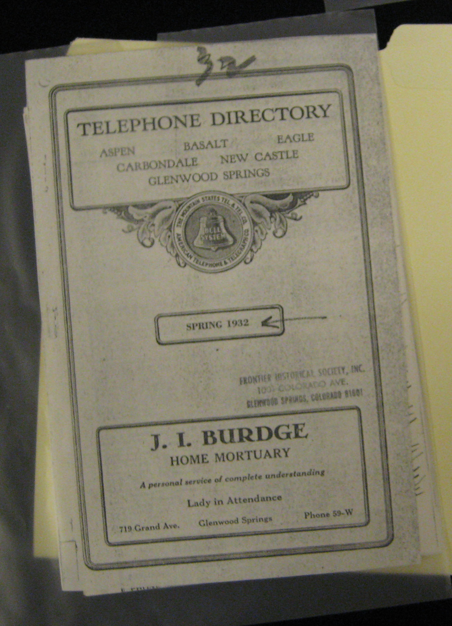 1932 Directory (Spring)