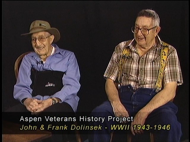 Image of Frank and John Dolinsek during their interview.